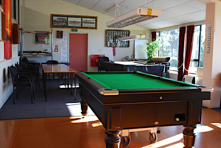 Pool tables area
